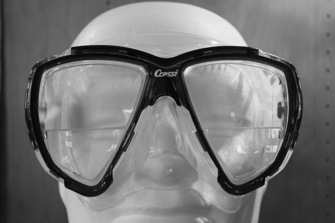 Come sono realizzate le maschere subacquee ottiche?