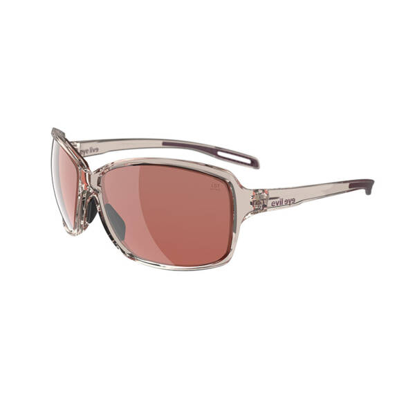 Evileye occhiali sport rosa trasparente